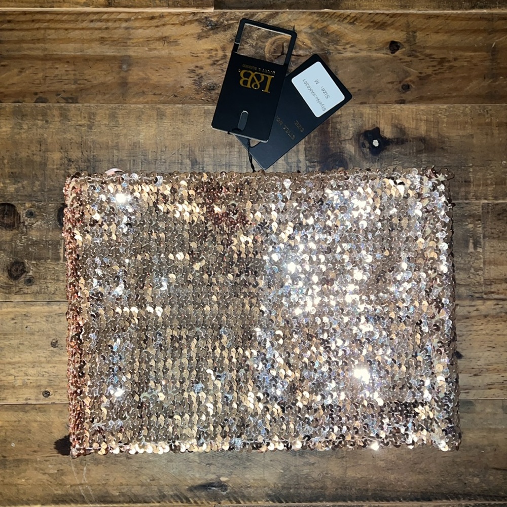 Rose Gold Sequin Crop Top